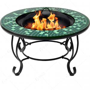 31.5table fire pit with 20