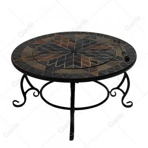 mosaic table top  fire pit