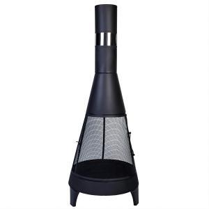 160cm H garden wood burning steel chimineas  