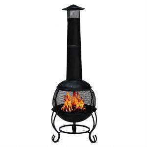 150cm H charcoal outdoor steel chimineas 