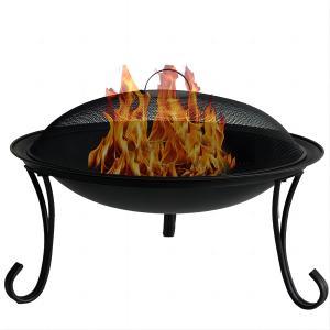 29inch garden wood burning steel fire pit 