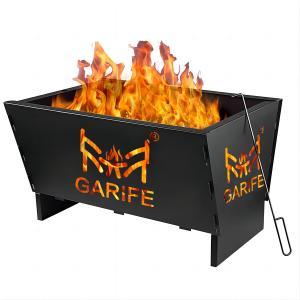 2-in-1 wood burning fire pit with ice cooler 