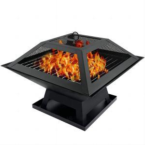 18inch square wood burning fire pits