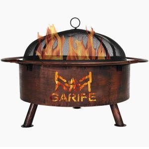 31inch customized logo outdoor wood burning fire pit