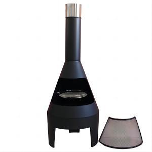 145cm H garden fireplace wood burning steel chiminea 