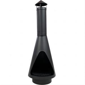 143cm H outdoor wood burning steel chiminea