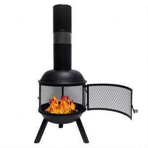 100cm H steel fireplace outdoor chimineas