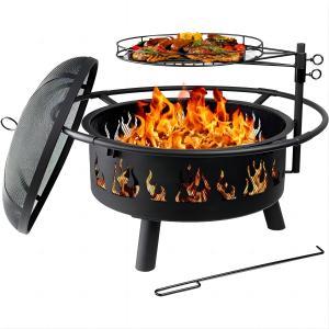 30inch BBQ outdoor wood burning fire pit 