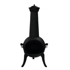 112cm H outdoor steel chimineas with cast iron legs