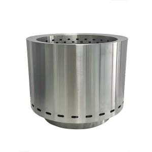   50*50*38cm 201 stainless steel fire pit with base