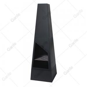 45x150cm 1.5mm steel chimeneas，with mesh door, log grate，poker