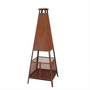 60x165cm corten steel chimeneas